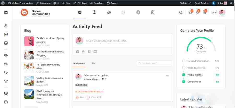 BuddyBoss Theme v2.18.0汉化破解版 WordPress社区主题下载