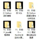 稀缺干货 黑马 Python + 大数据钻石会员课程 14 阶段全完结无密分享