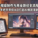 手把手带你从零做 AI 漫剧 影视级画质 + 完整商业变现全流程教学