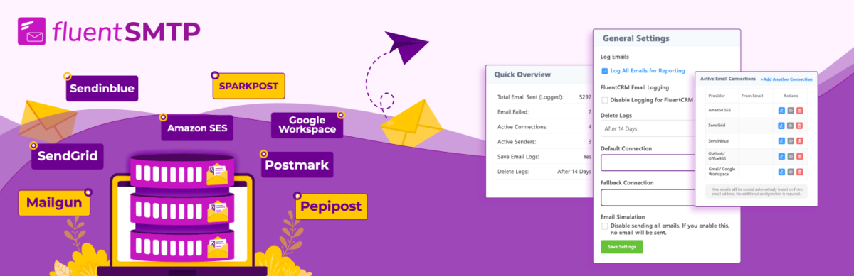 FluentSMTP:为 WordPress 配置多个SMTP发送服务器 - Fluentsmtp